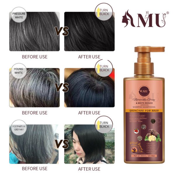 Naturally Gray & White Reduce Darkening Shampoo - Image 4