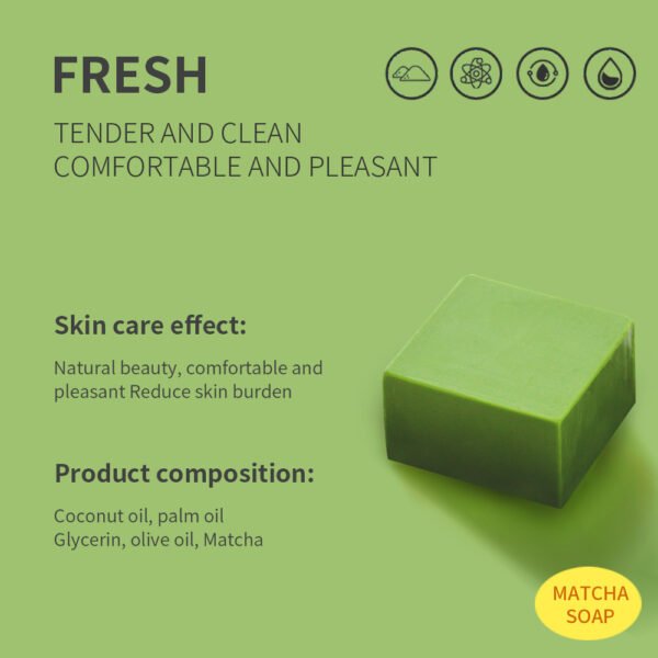 Matcha Handmade Soap - Image 2