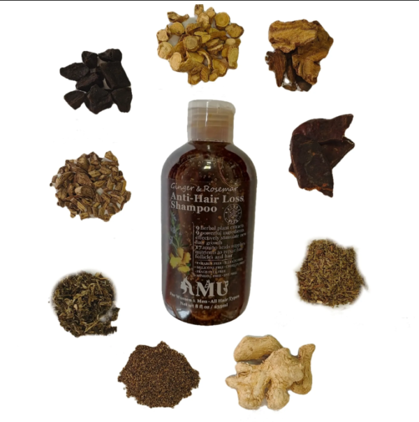 Ginger & Rosemary Anti-Hair Loss Shampoo - Image 4